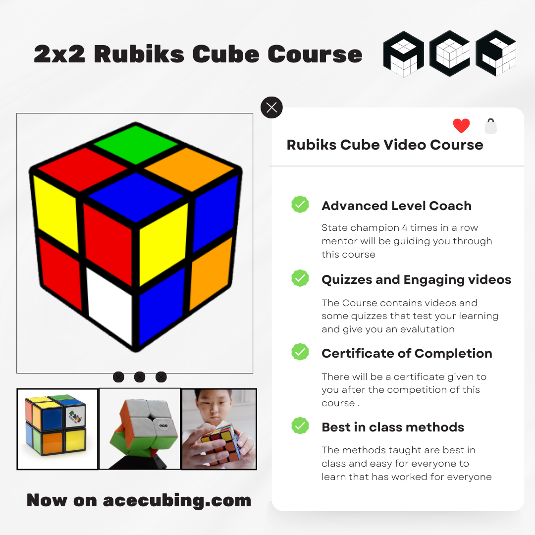 2x2 Online Rubiks Cube Course AceCubing